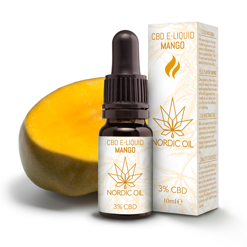 CBD Liquid (Mango - 3%)